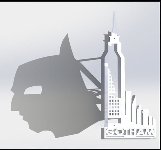 Bat Man  3D print model