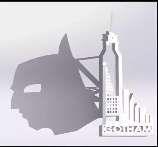 Bat Man  3D print model