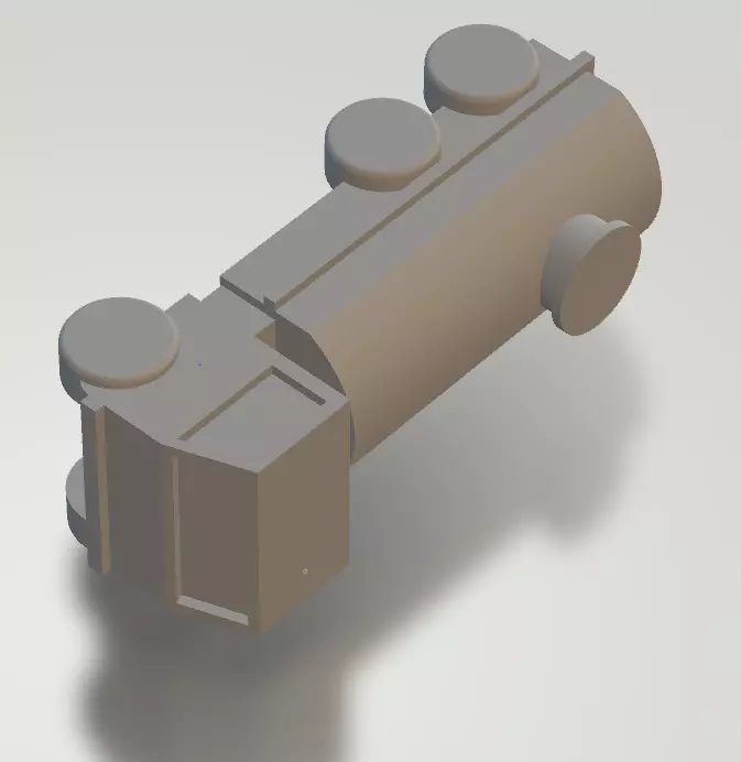 Machine for breadboard model Fuel truck 3D print model