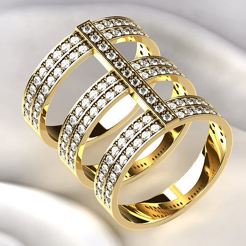 Silver Ring 3D print model