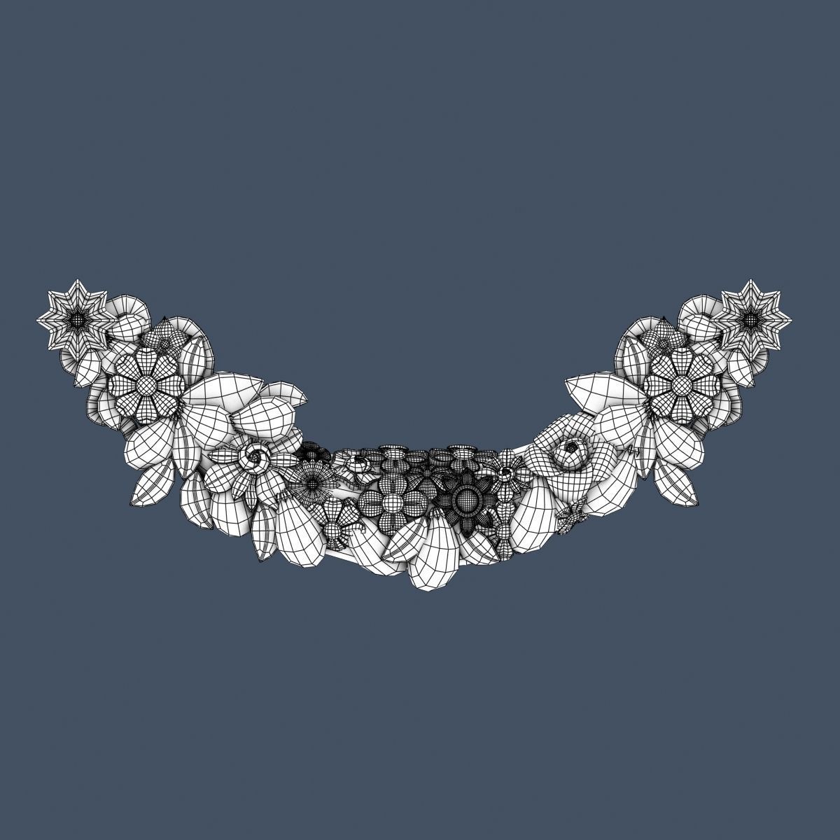 Swag Onlay 3D model_3