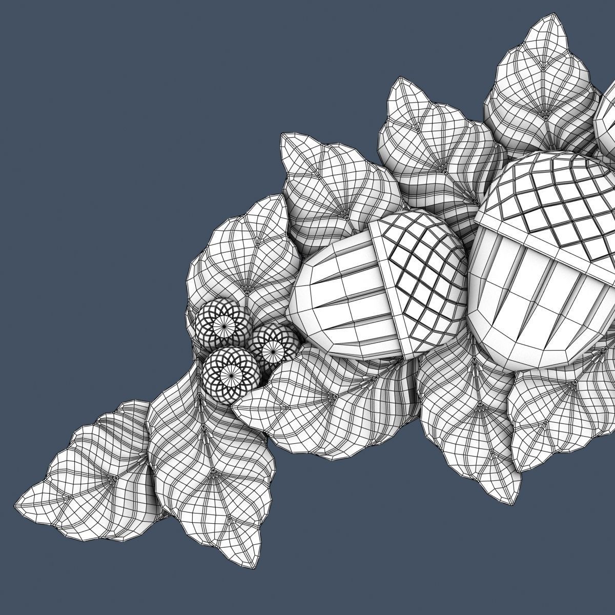 Swag Onlay 3D model_4