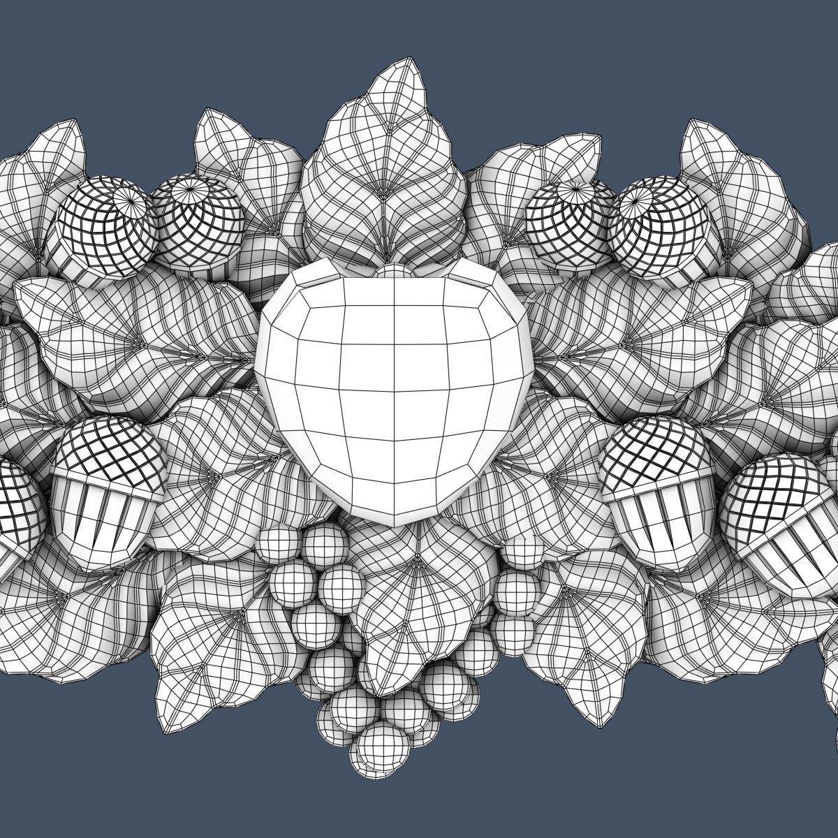 Swag Onlay 3D model_5