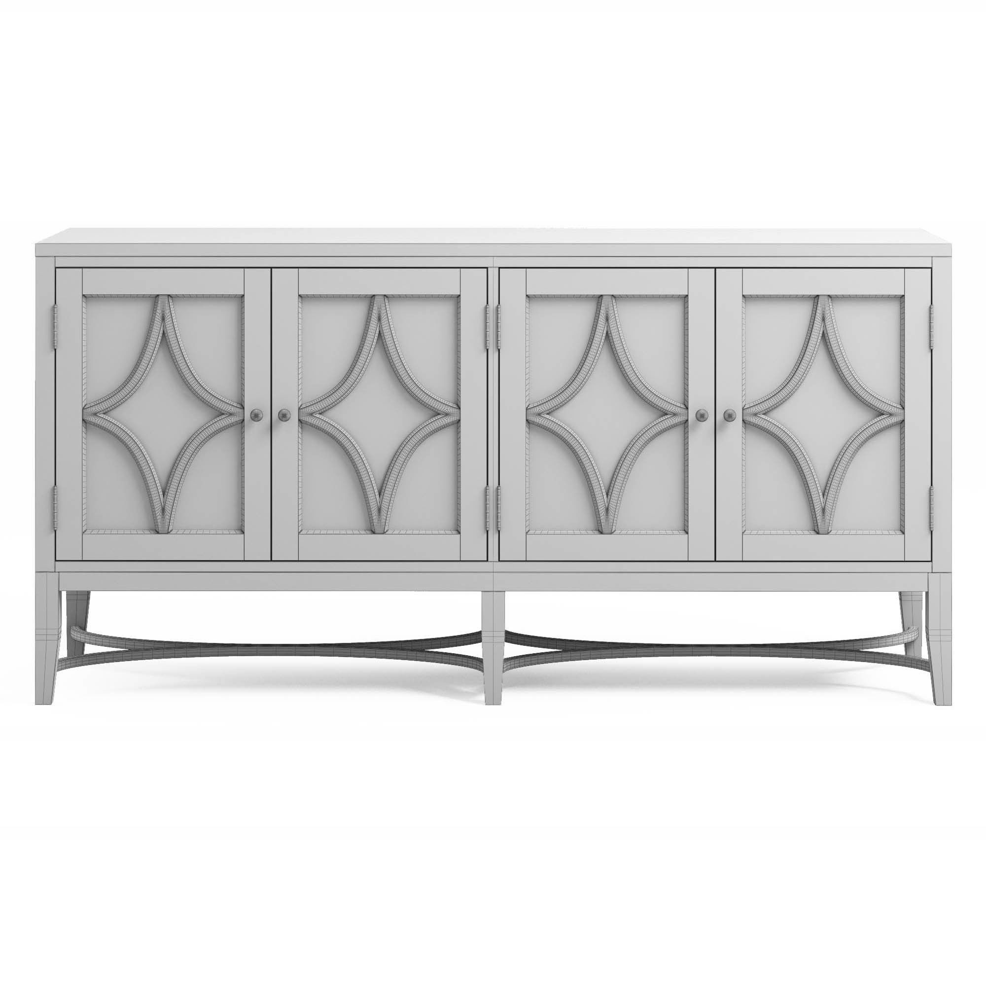 Hooker Diamante Console 3D model_6
