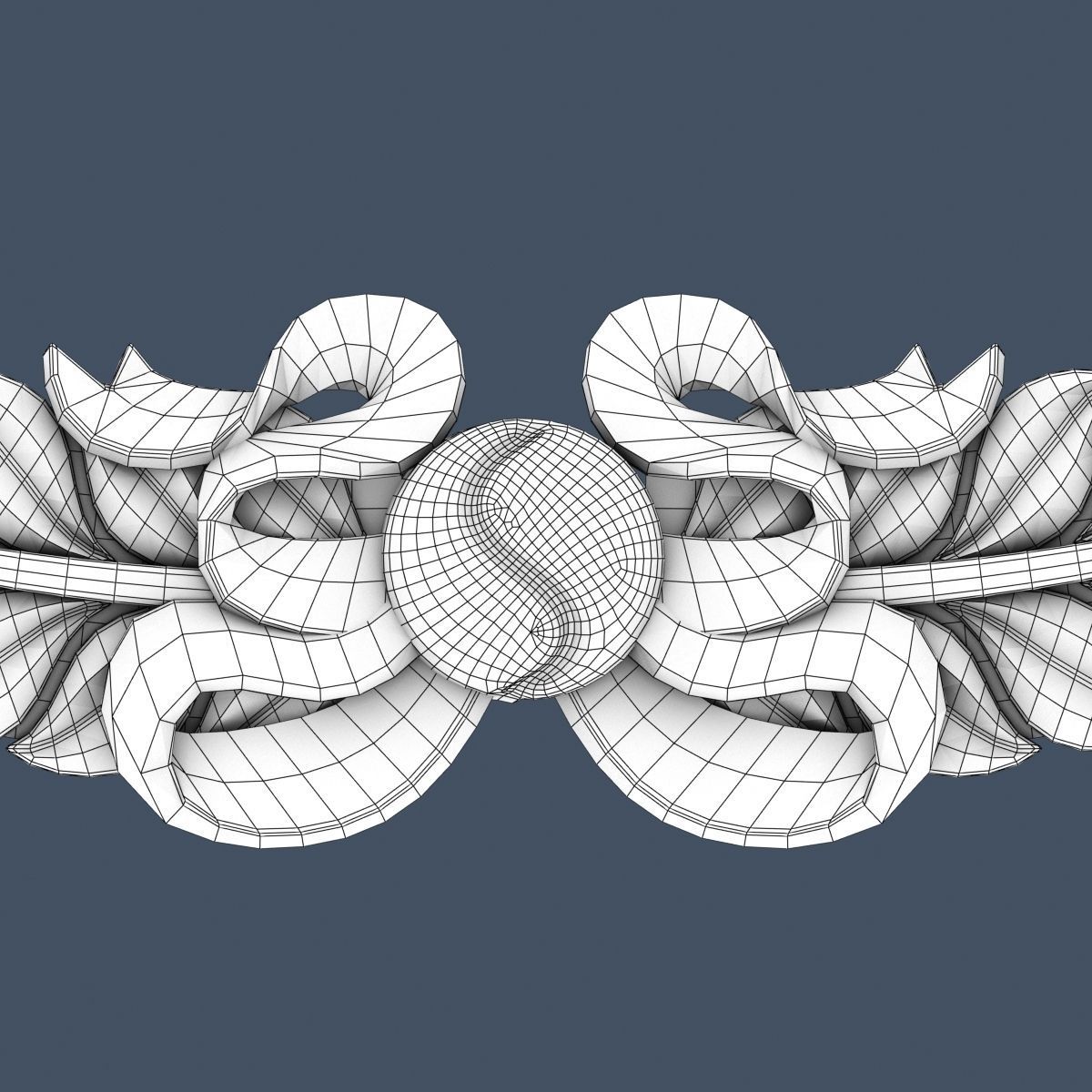 Swag Onlay 3D model_4