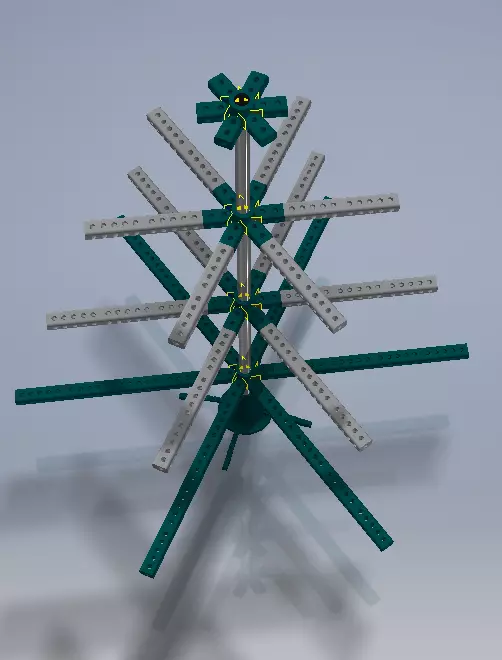  christmas tree transformer 3D print model_0