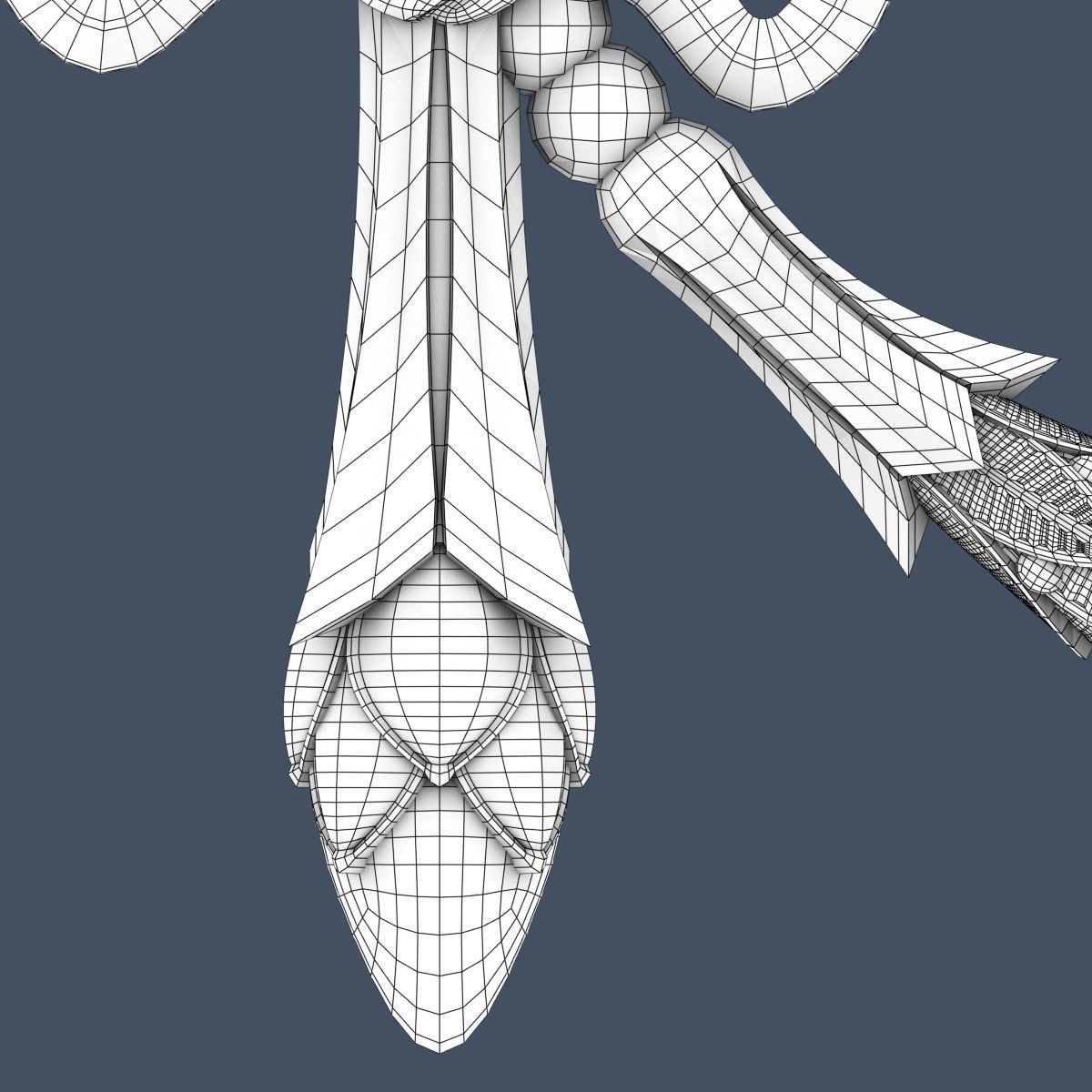 Swag Onlay 3D model_5
