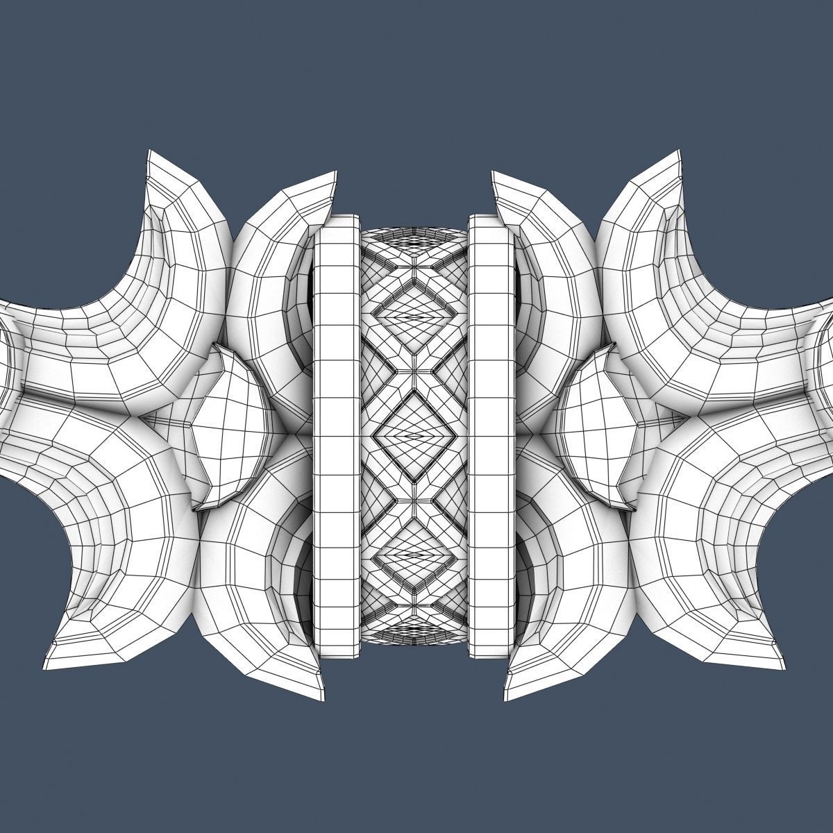 Swag Onlay 3D model_4