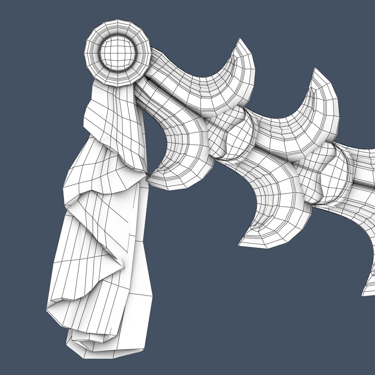 Swag Onlay 3D model_5