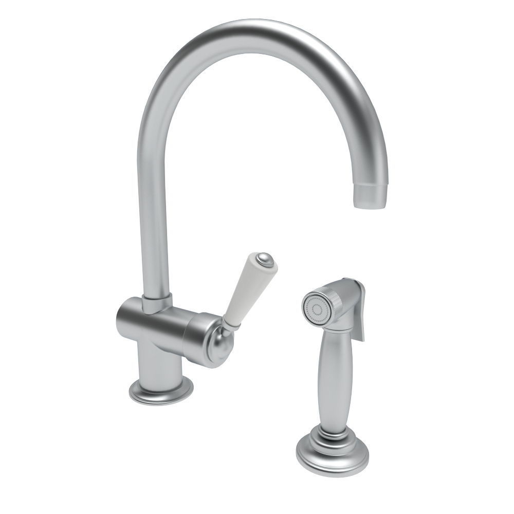 Henry Gooseneck Kitchen Faucet 3D model CGTrader