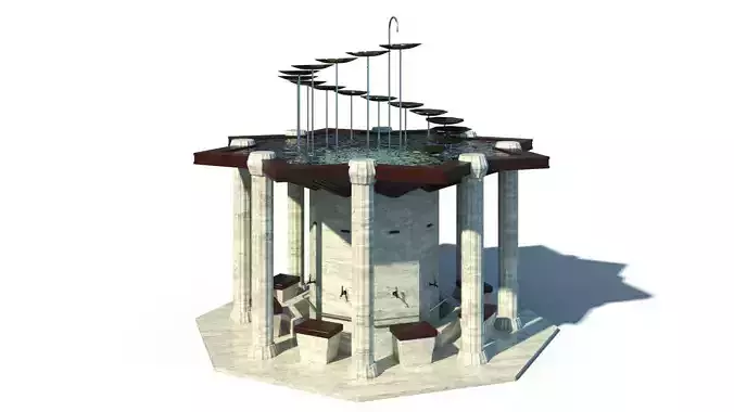 FOUNTAIN - SHADIRVAN - 01 3D model