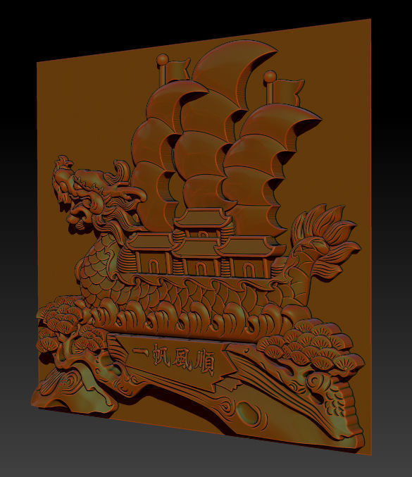 Dragon bost 3D model 3D print model_15