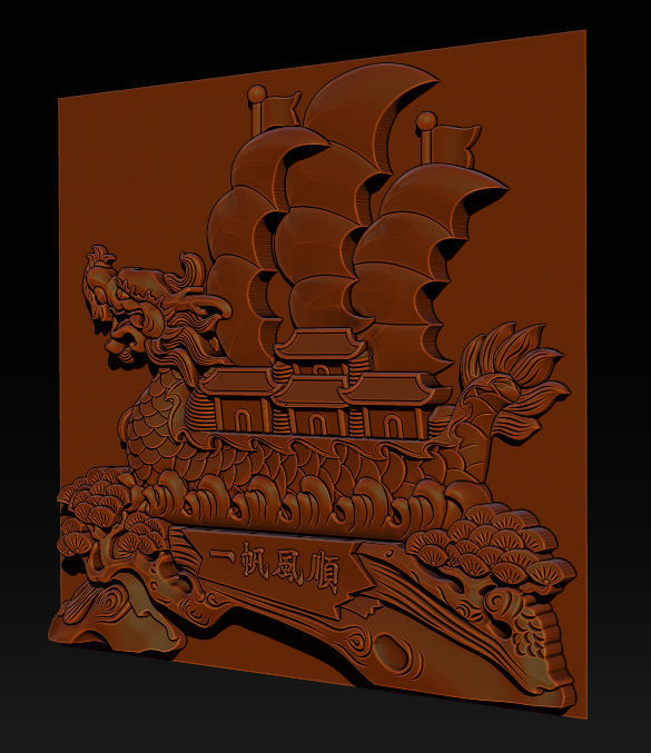 Dragon bost 3D model 3D print model_13