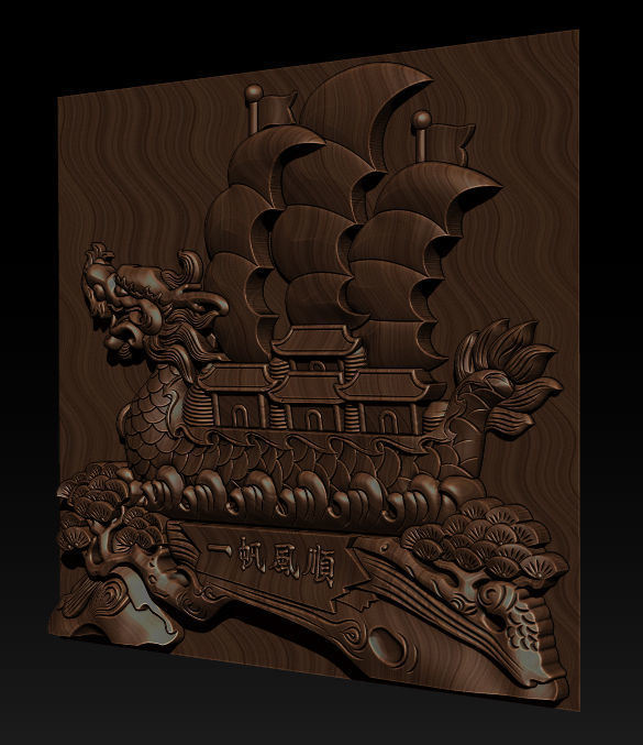 Dragon bost 3D model 3D print model_10