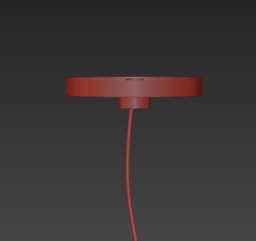 LED direct light pendant lamp LAURENT 3D model_3