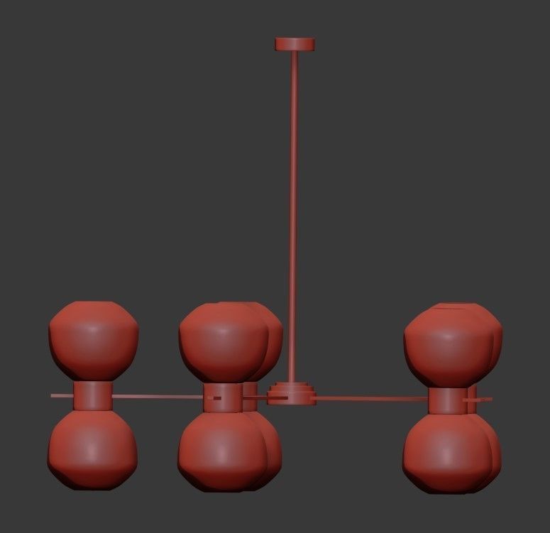 Pearson Chandlier 3D model_5