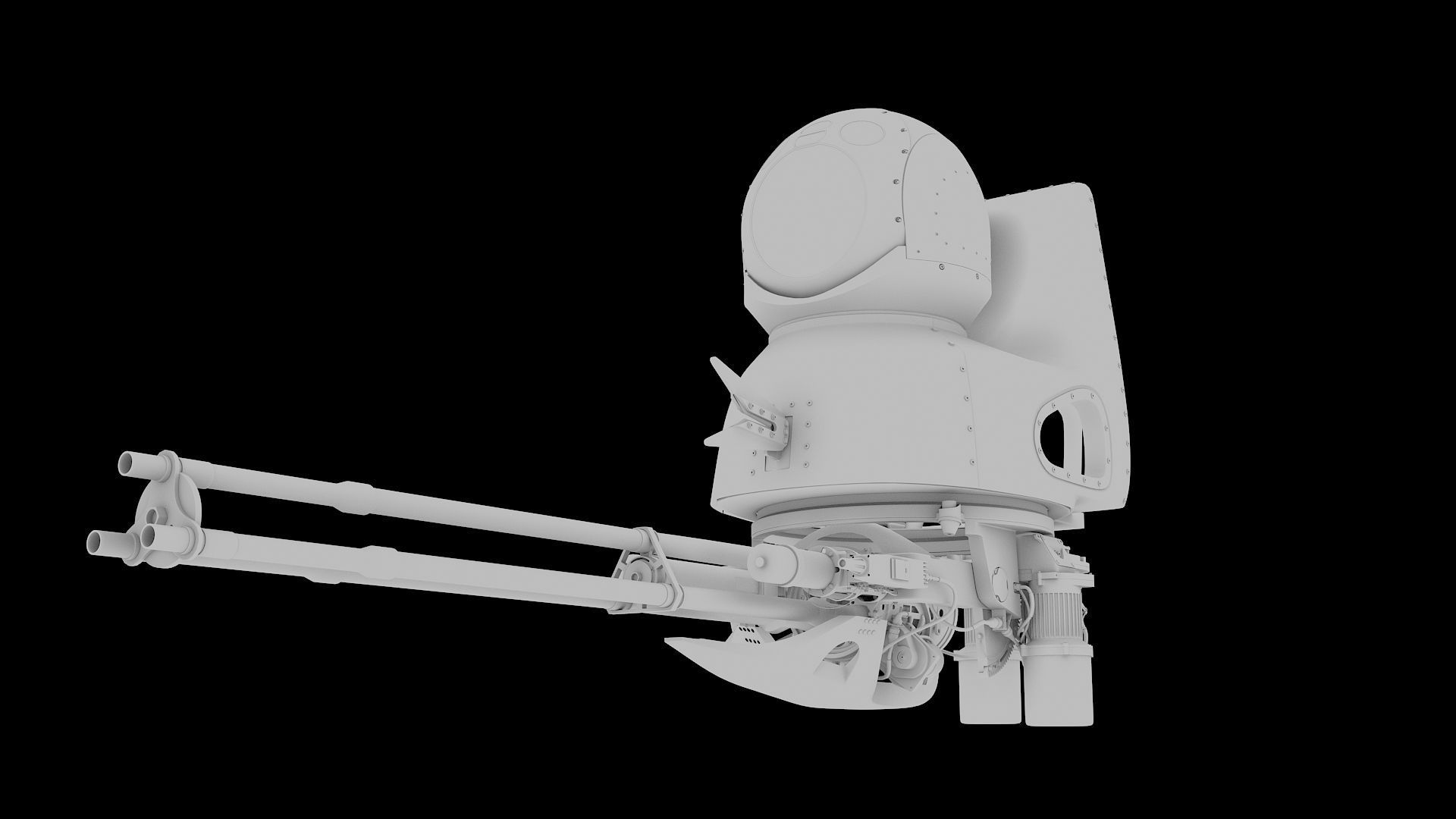 Oto Melara TM197B and Aselsan Asleflir300T 3D model_15