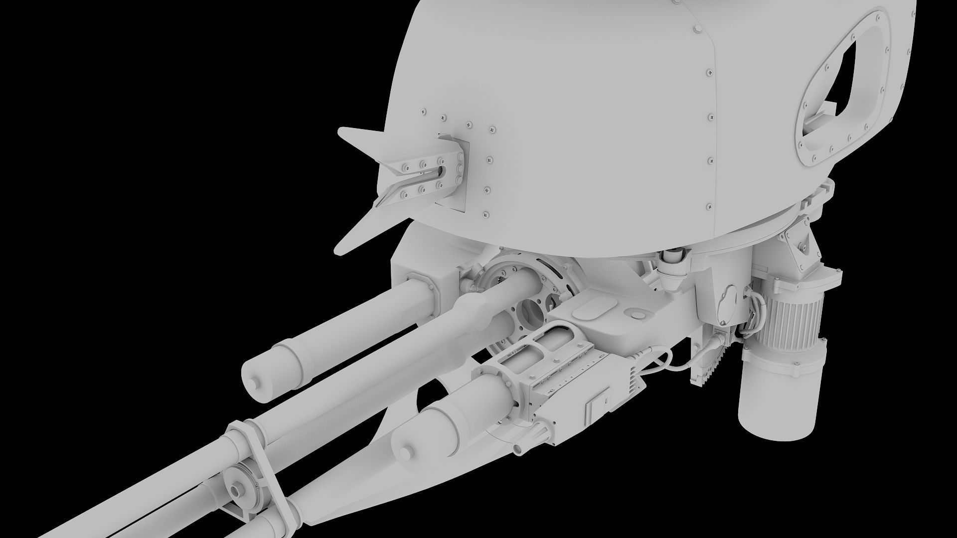 Oto Melara TM197B and Aselsan Asleflir300T 3D model_23