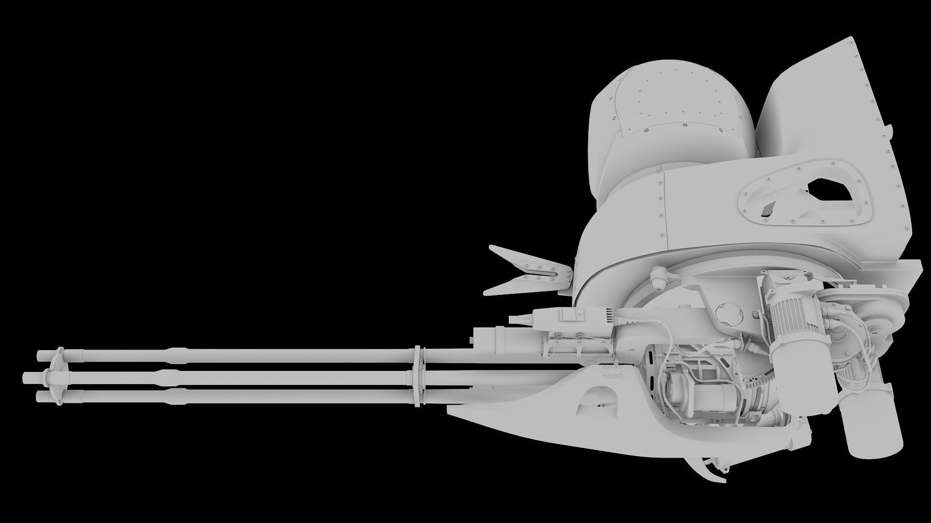 Oto Melara TM197B and Aselsan Asleflir300T 3D model_20
