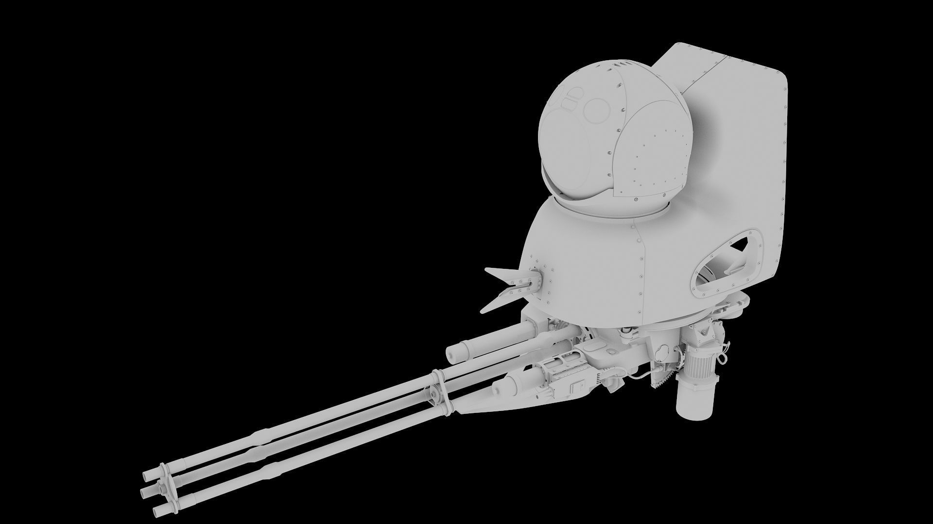 Oto Melara TM197B and Aselsan Asleflir300T 3D model_19