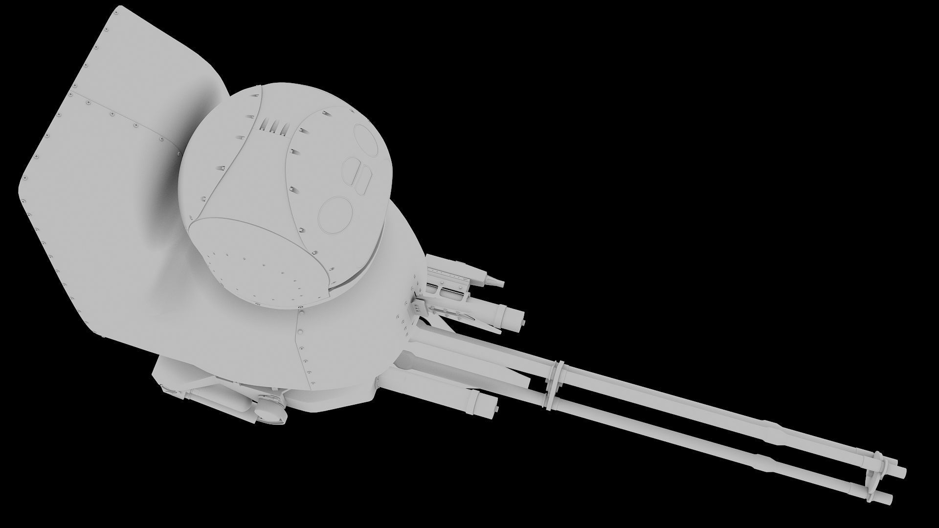 Oto Melara TM197B and Aselsan Asleflir300T 3D model_17