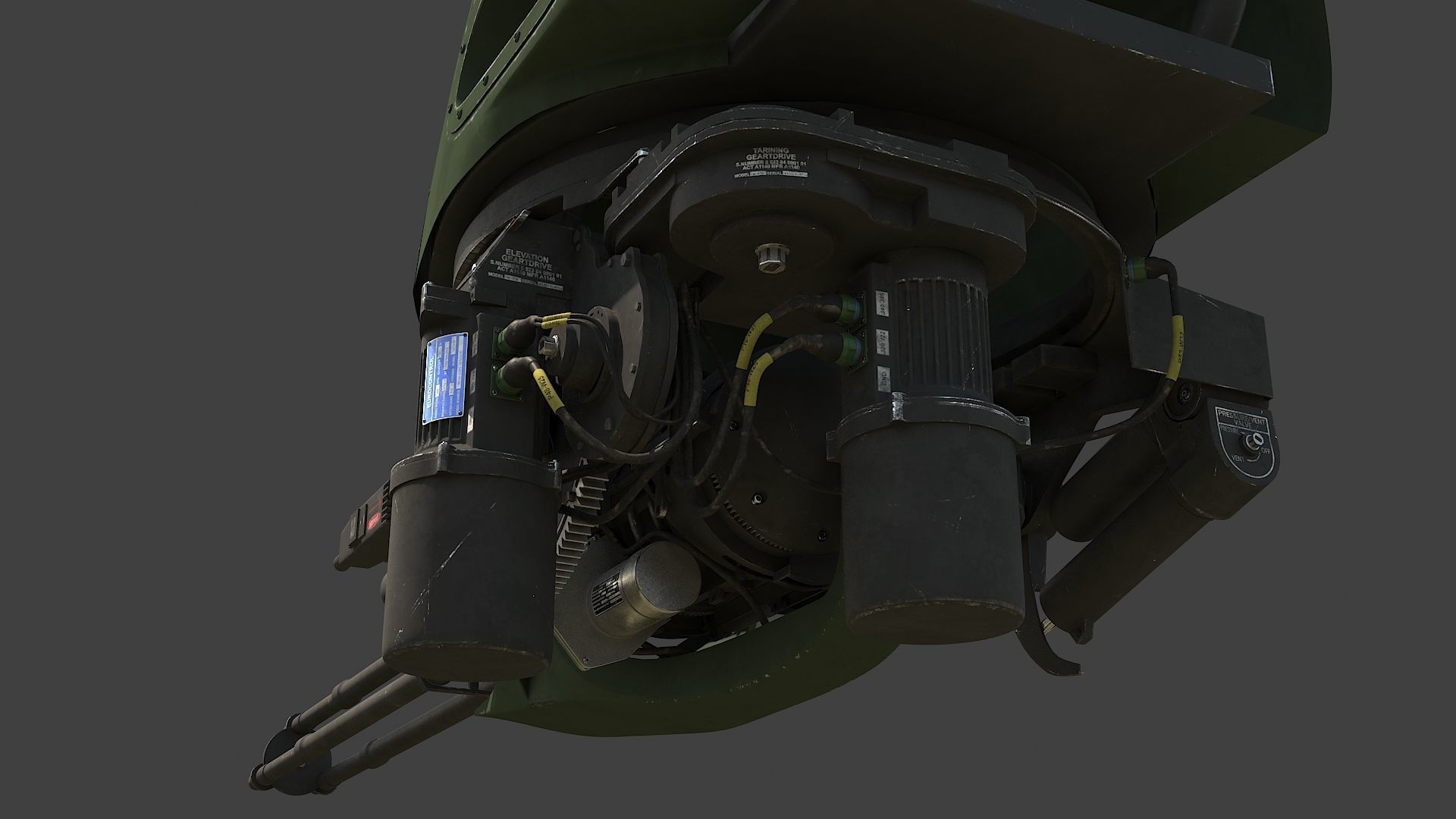 Oto Melara TM197B and Aselsan Asleflir300T 3D model_10