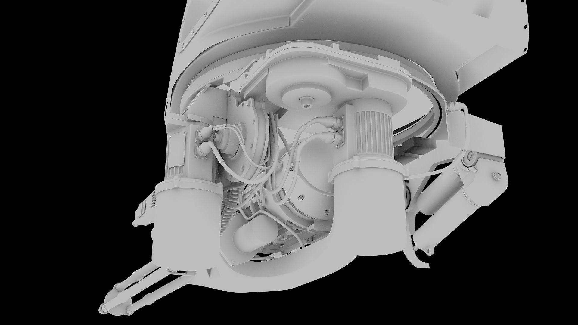 Oto Melara TM197B and Aselsan Asleflir300T 3D model_16