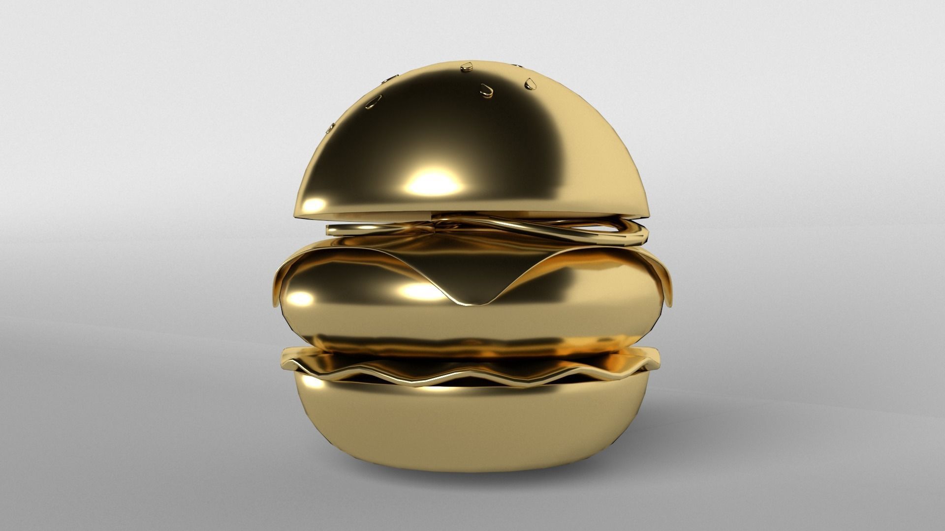 Burger v1 005 Low-poly 3D model_3