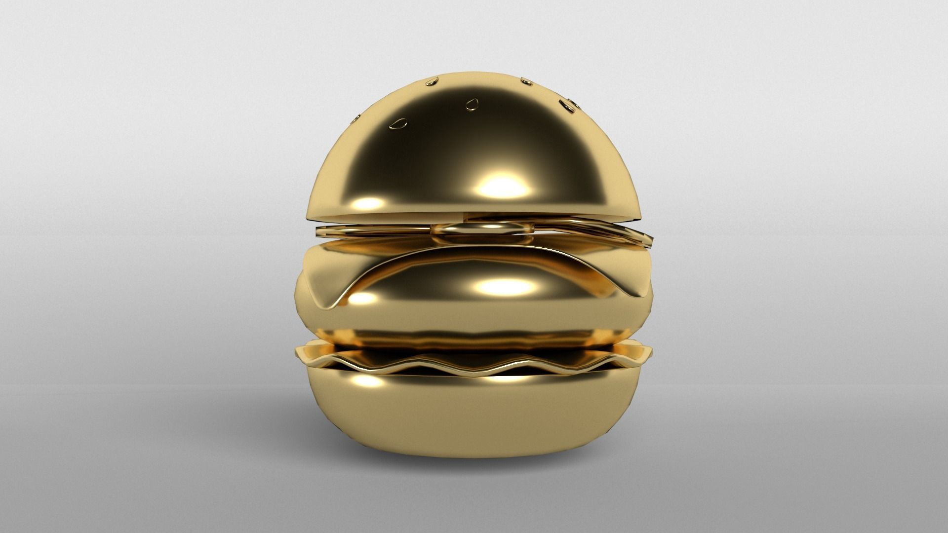 Burger v1 005 Low-poly 3D model_2