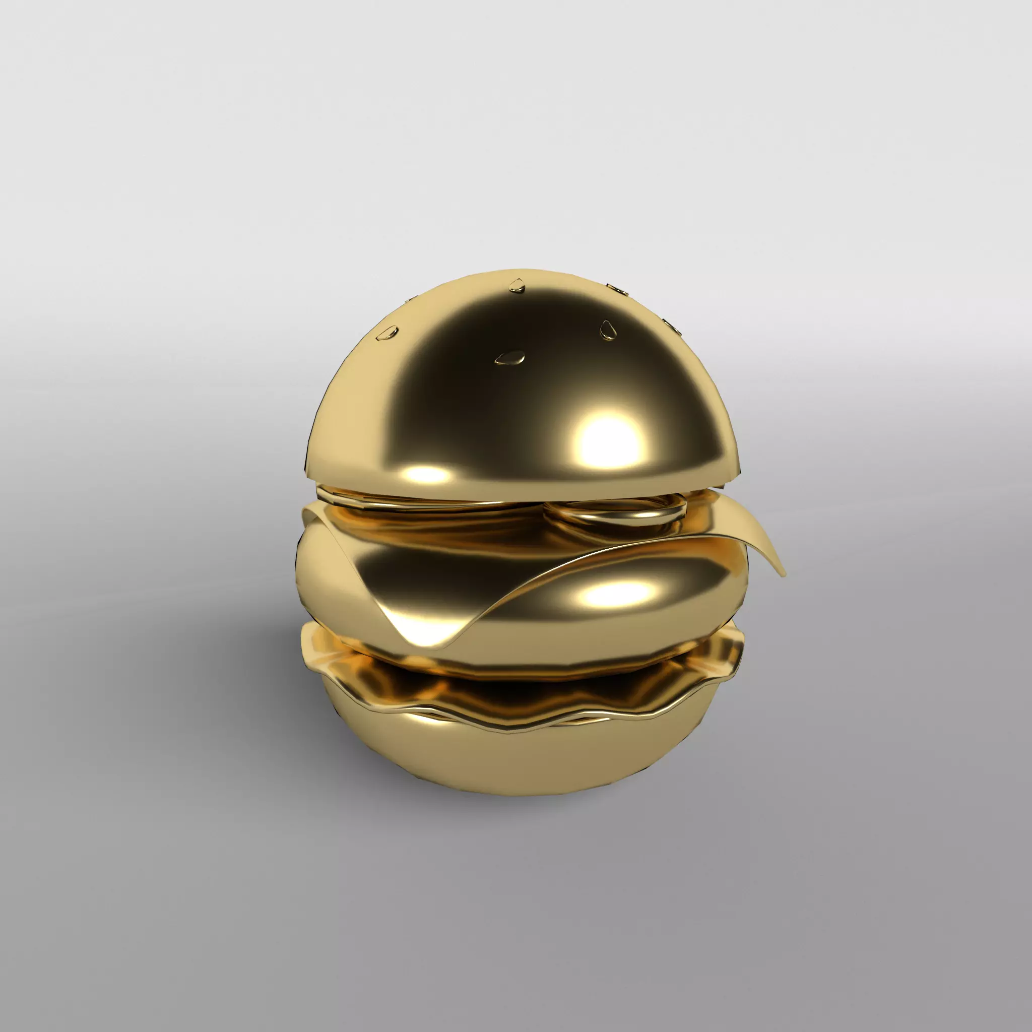 Burger v1 005 Low-poly 3D model_0