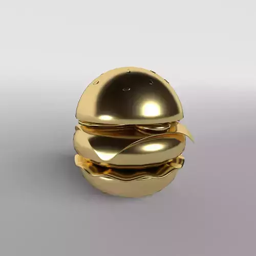 Burger v1 005 Low-poly 3D model