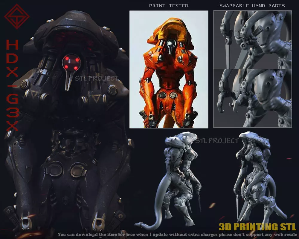 HDE - G3X 3D print model