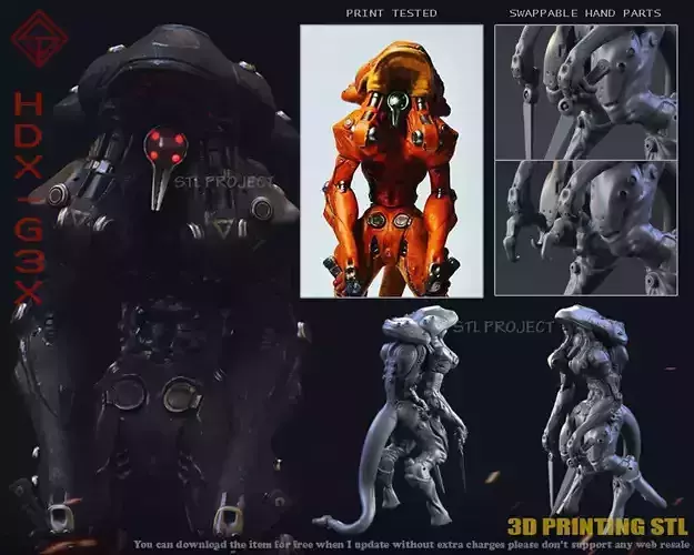 HDE - G3X 3D print model