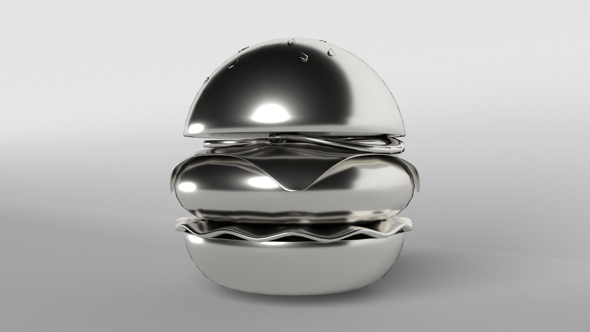 Burger v1 006 Low-poly 3D model_3