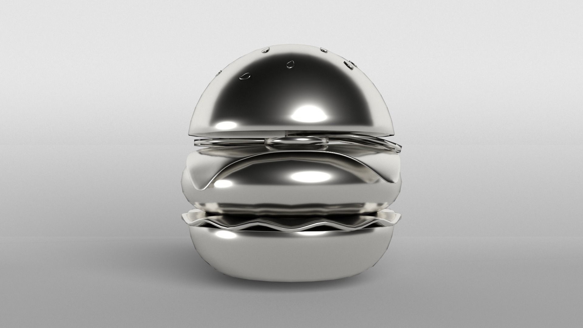 Burger v1 006 Low-poly 3D model_2