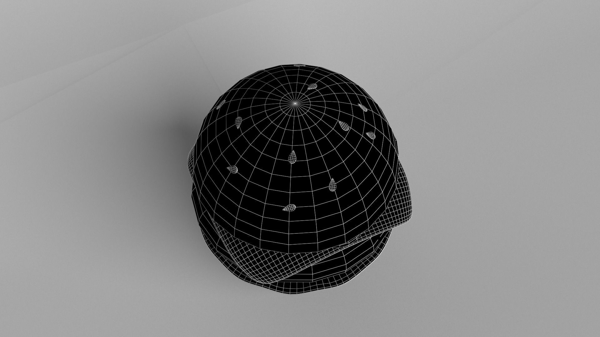 Burger v1 006 Low-poly 3D model_8