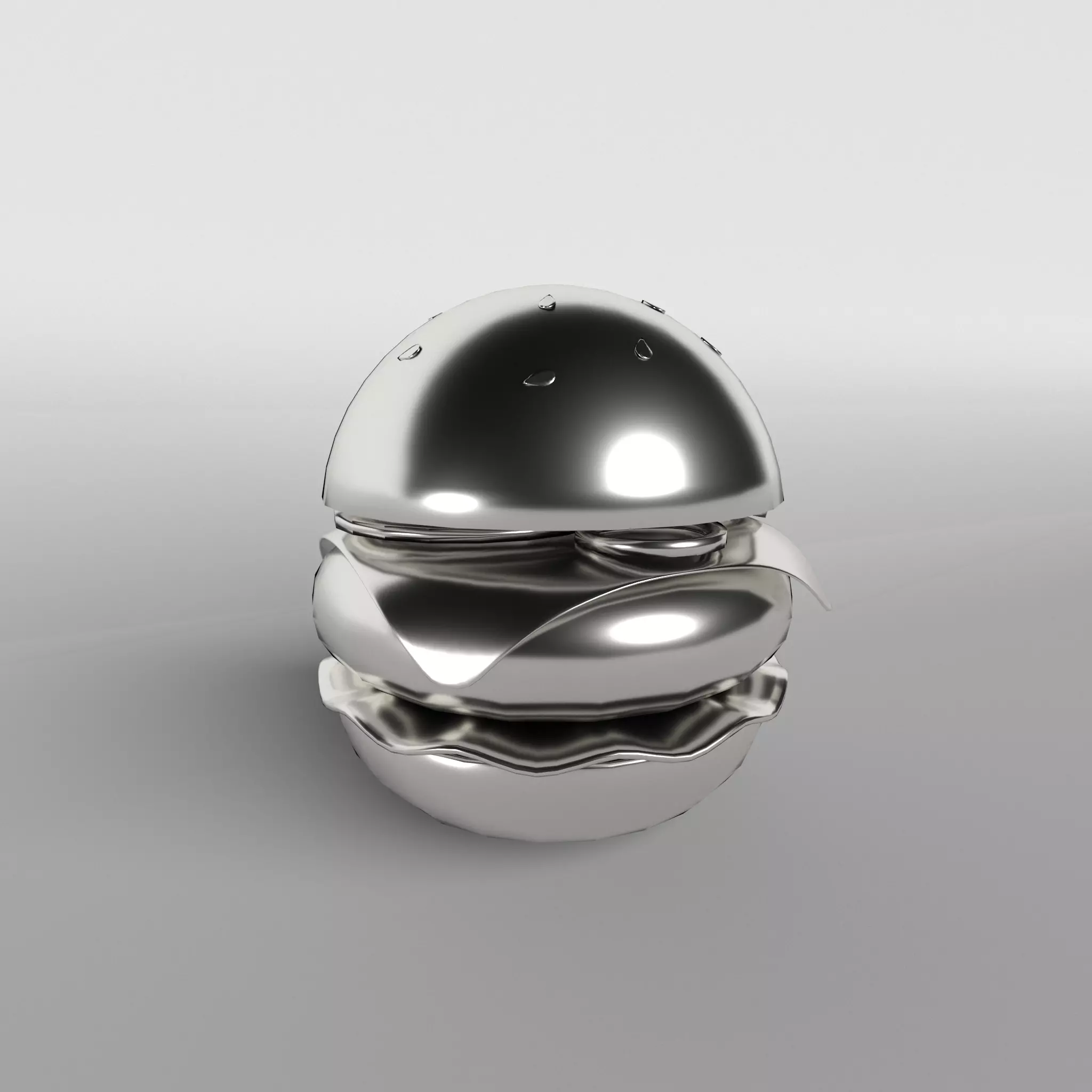 Burger v1 006 Low-poly 3D model_0