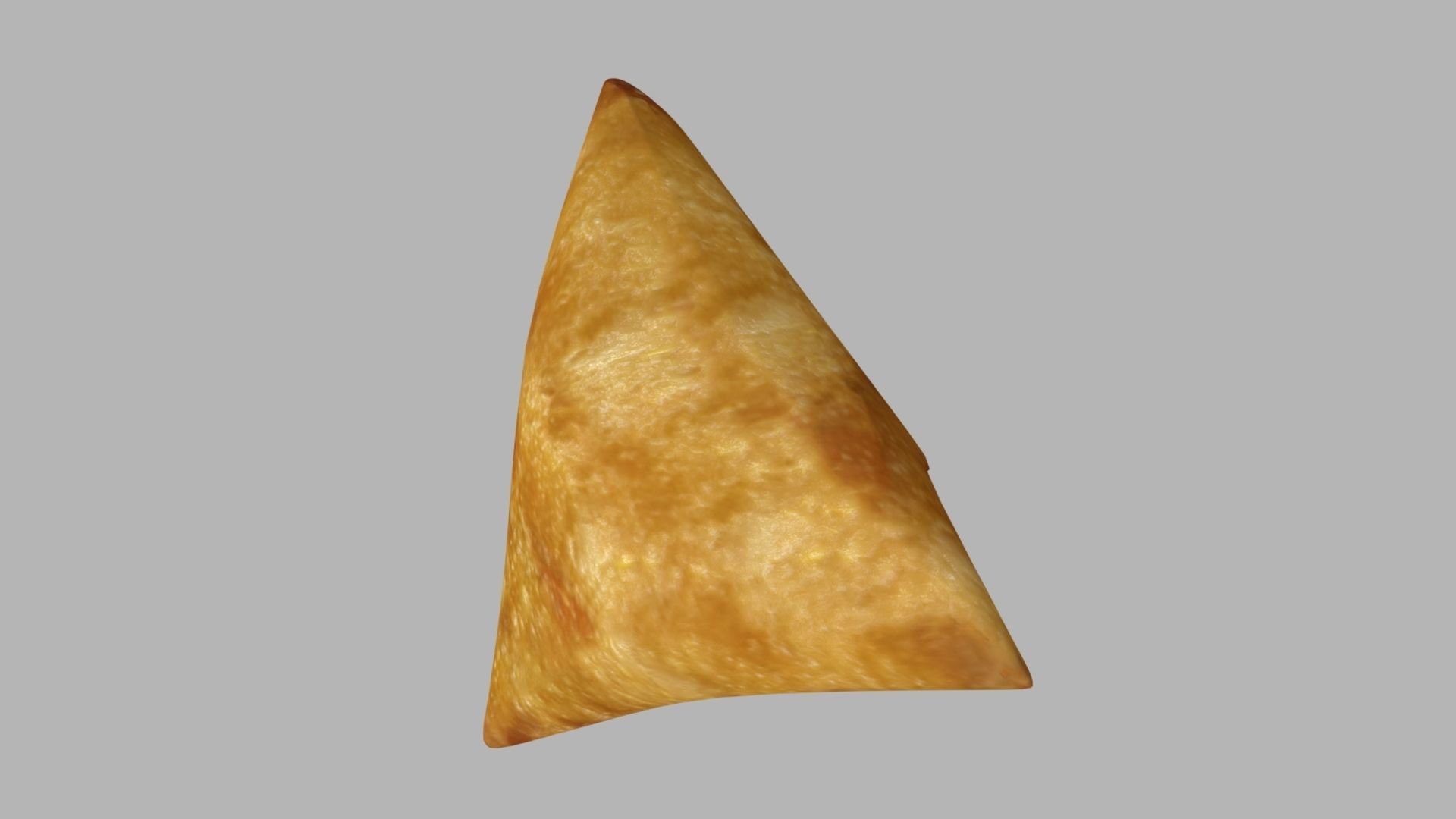 Onion Samosa Low-poly 3D model_2