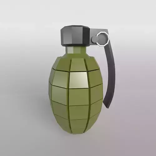 Grenade v1 001 Low-poly 3D model