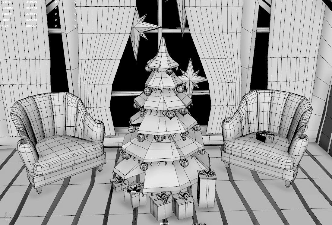 Christmas 3D model_11