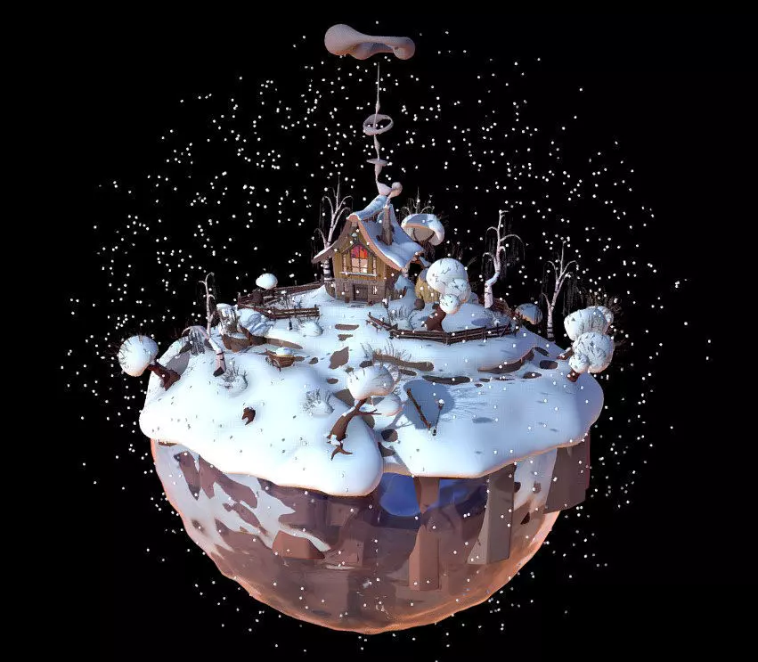 Christmas 3D model_0