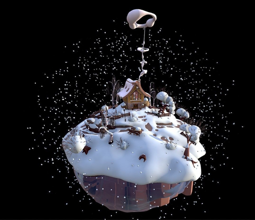 Christmas 3D model_1