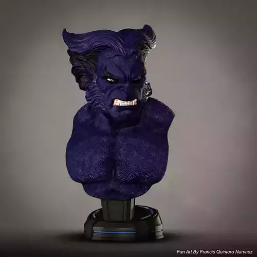 Campbells Beast Bust 3D print model