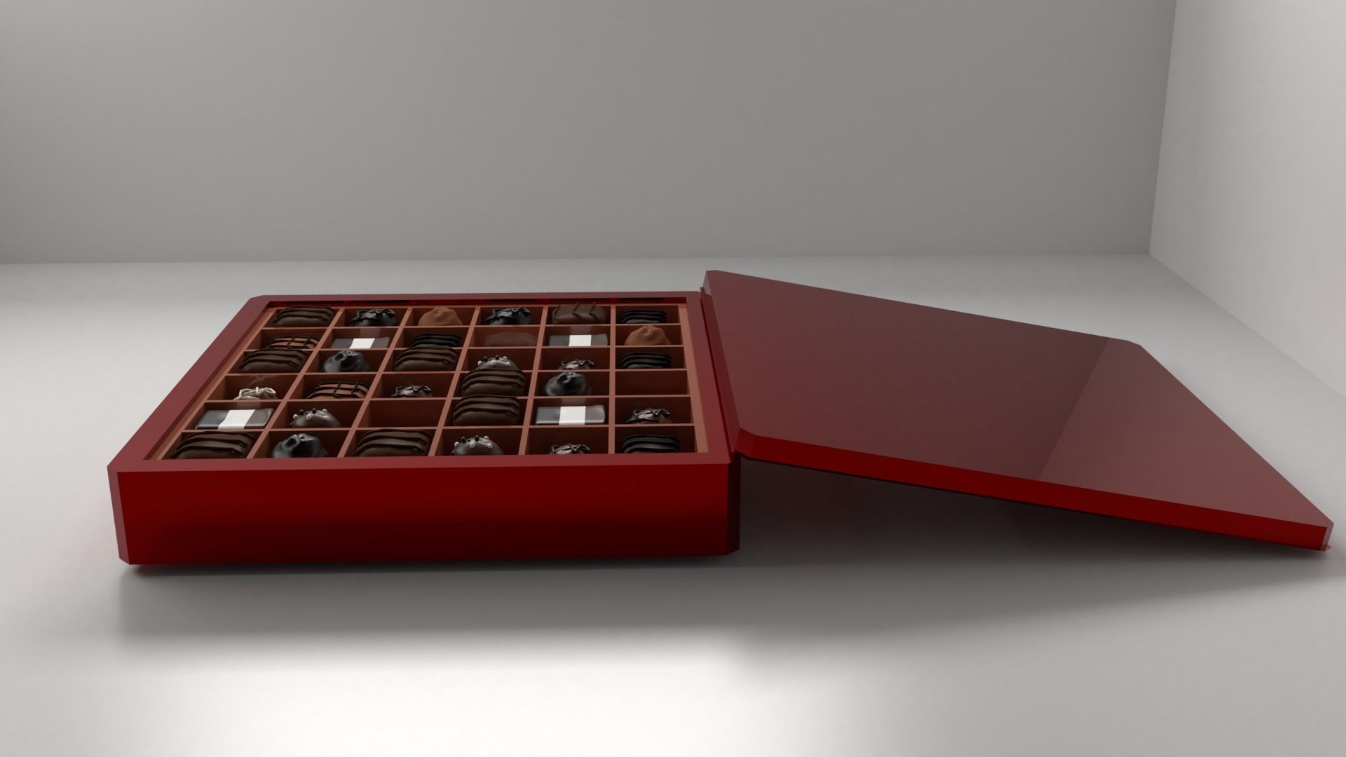 Chocolates in a Box 3D model_1