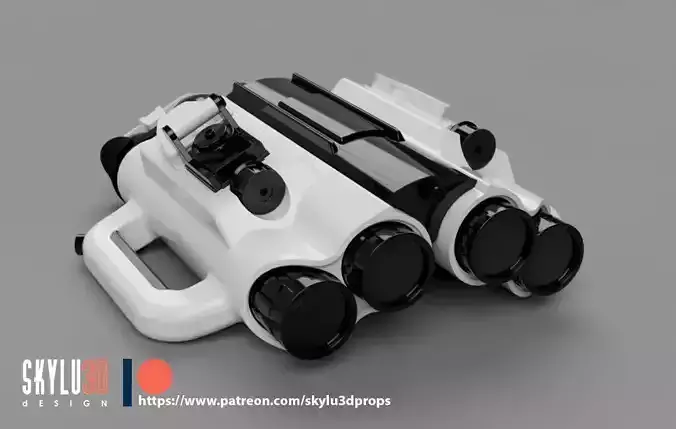 Stormtrooper Quadnocular 3D Print ready STL 3D print model
