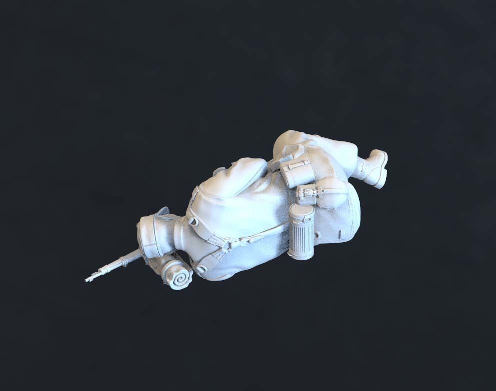 German soldier 3D print model_19