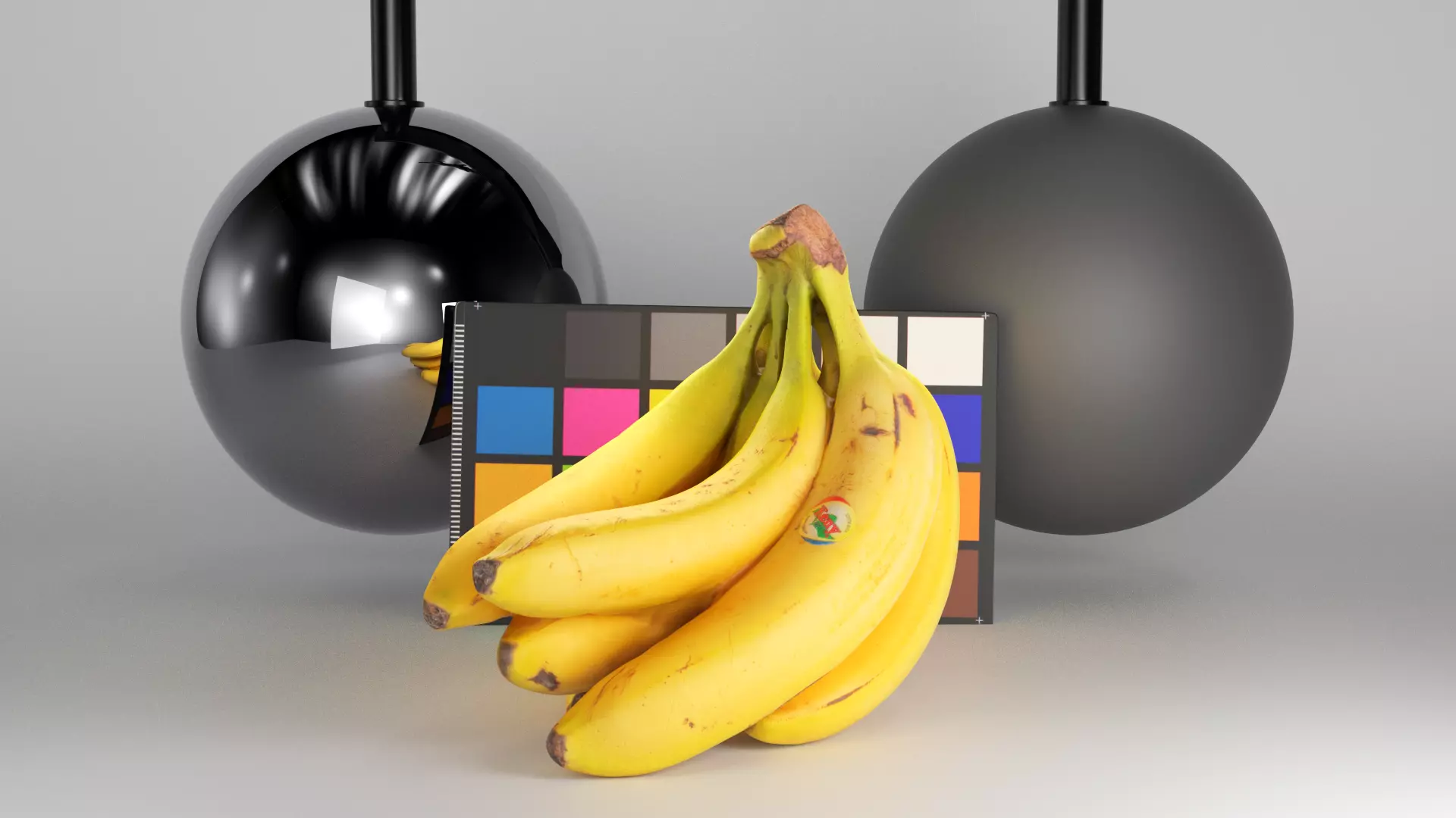 Bunch of bananas 32 Low-poly 3D model_0