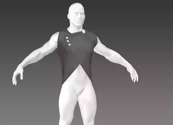 Clothes for Marvelous Designer Vest for Man