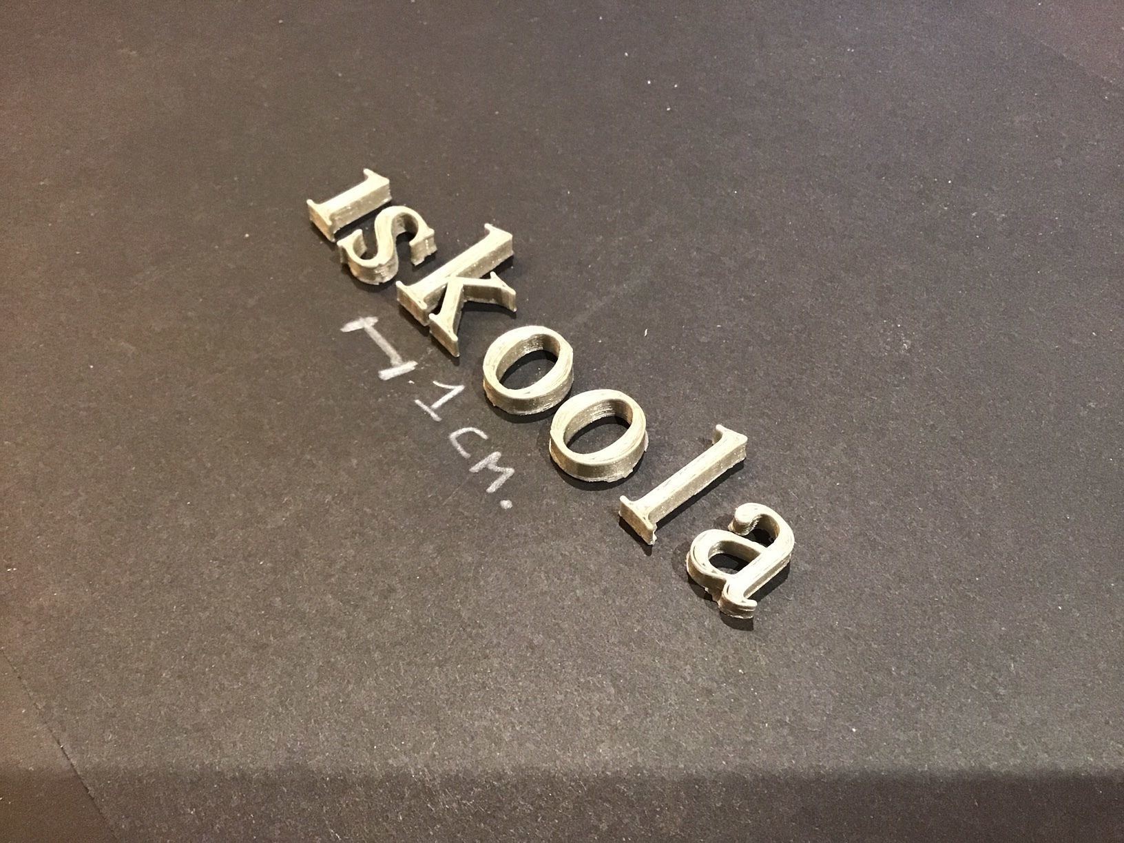ISKOOLA Font uppercase and lowercase 3D Letters STL FILE 3D print model_7