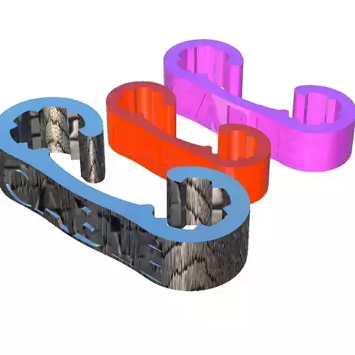 Clip cable storage 3D print model